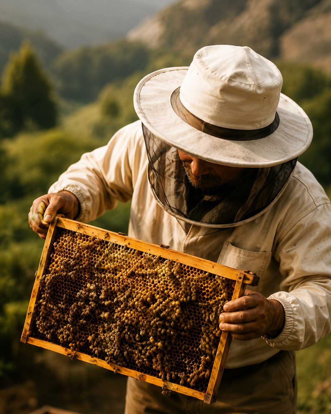 Beekeeper With Frame